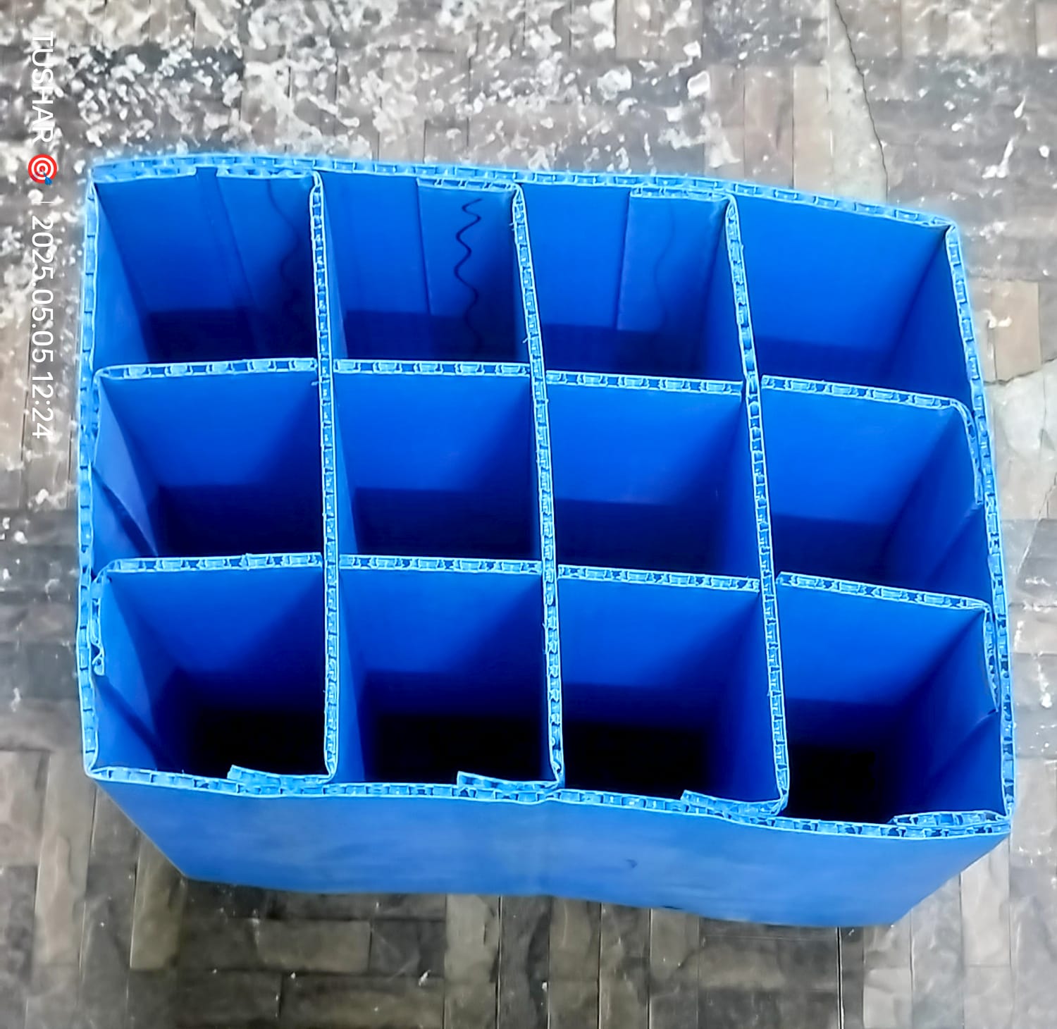 Hand-held crate